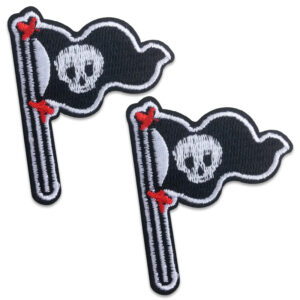 Piratflag - Strygemærke