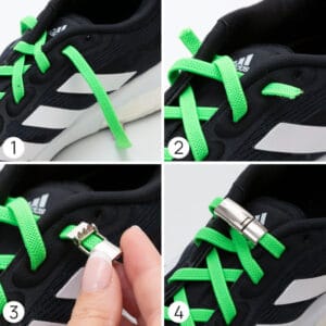 Magnetisk lås til snørebånd