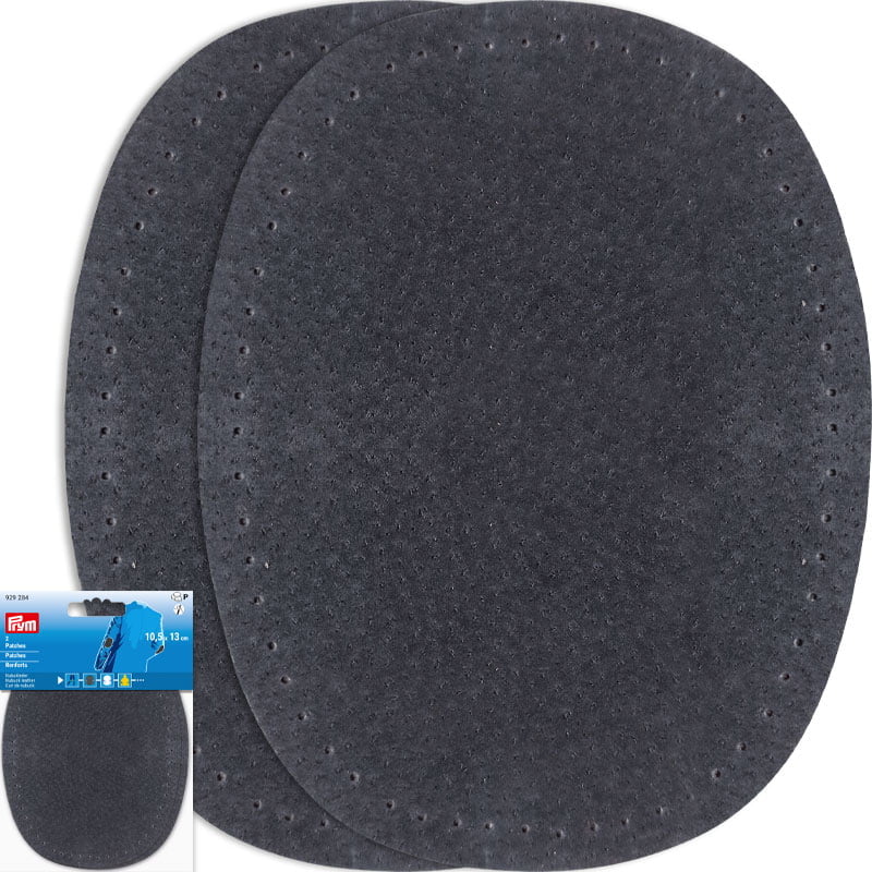 Albuelapper Nubucklæder - Tykkelse 0,7 mm - Antracit