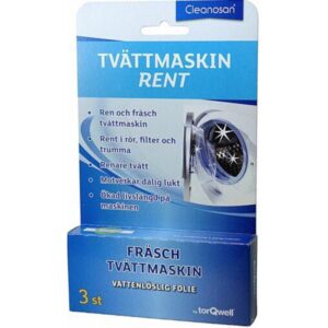 Rengøringstabletter till vaskemaskine