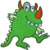 Det grønne tandmonster - Strygemærke