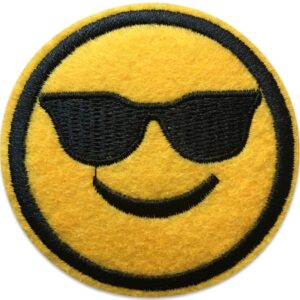 Smiley solbriller - Strygemærke
