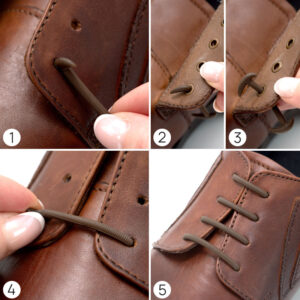 Bindefri snørebånd til fine sko