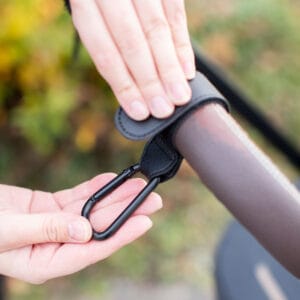 Karabinhage med velcrobeslag