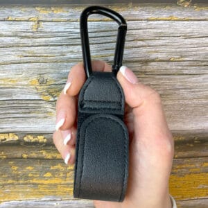 Karabinhage med velcrobeslag