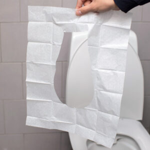 Toiletsædebeskyttelse der kan skylles ud