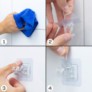 Gardinstangsholder - Selvklæbende