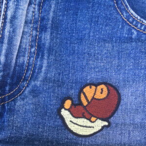 Alternative view of Babyaben hviler - Strygemærke