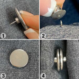 Alternative view of Flytbare magnetknapper