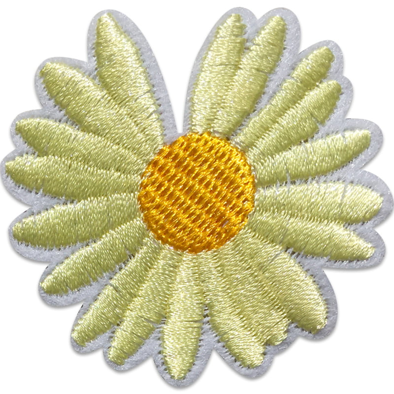 Blomst gerbera - Strygemærke - Lime