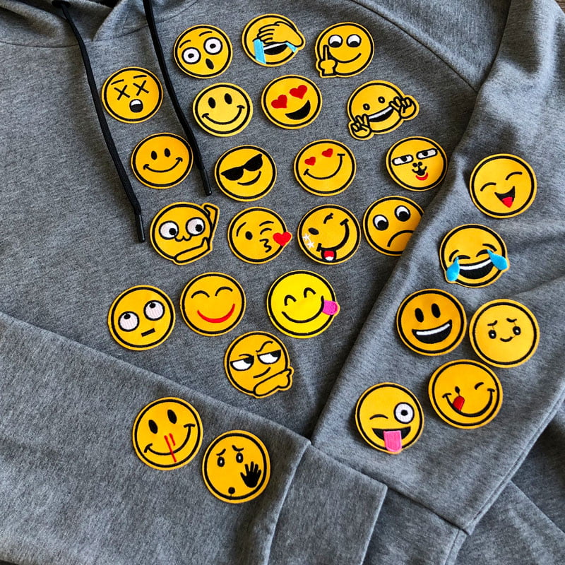 Maxipakke smileys - Strygemærker - Billede 2