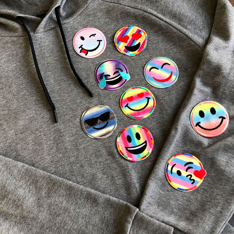 Bling smileys - Strygemærker - Billede 2