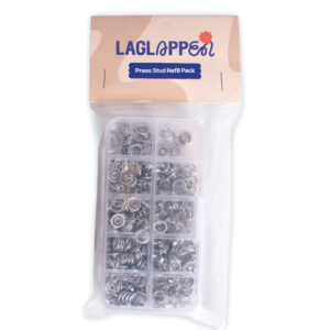 Ekstra trykknapper – 100 komplette knapper (uden tang) - Billede 2