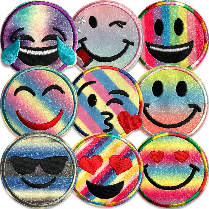 Bling smileys - Strygemærker