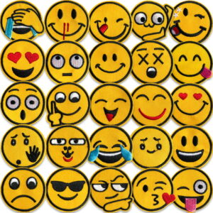 Maxipakke smileys - Strygemærker