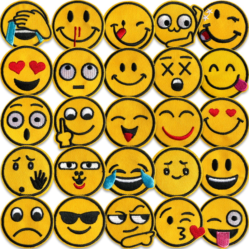 Maxipakke smileys - Strygemærker