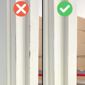 Reparationspen – Hvid maling til ridser og afskallet maling - Billede 3